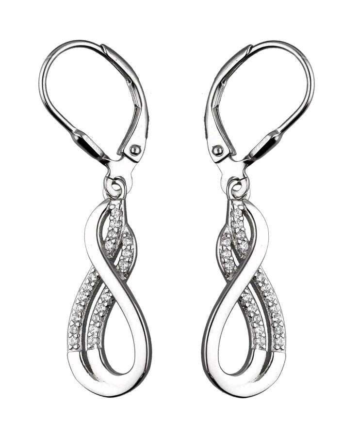 Silver Earrings English Long