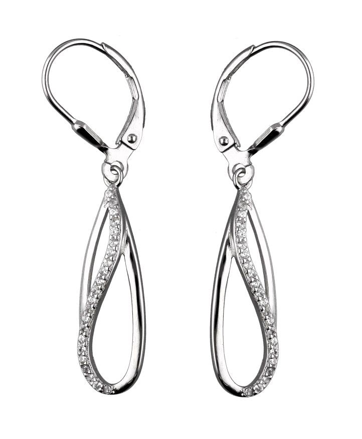 Silver Earrings De3805 