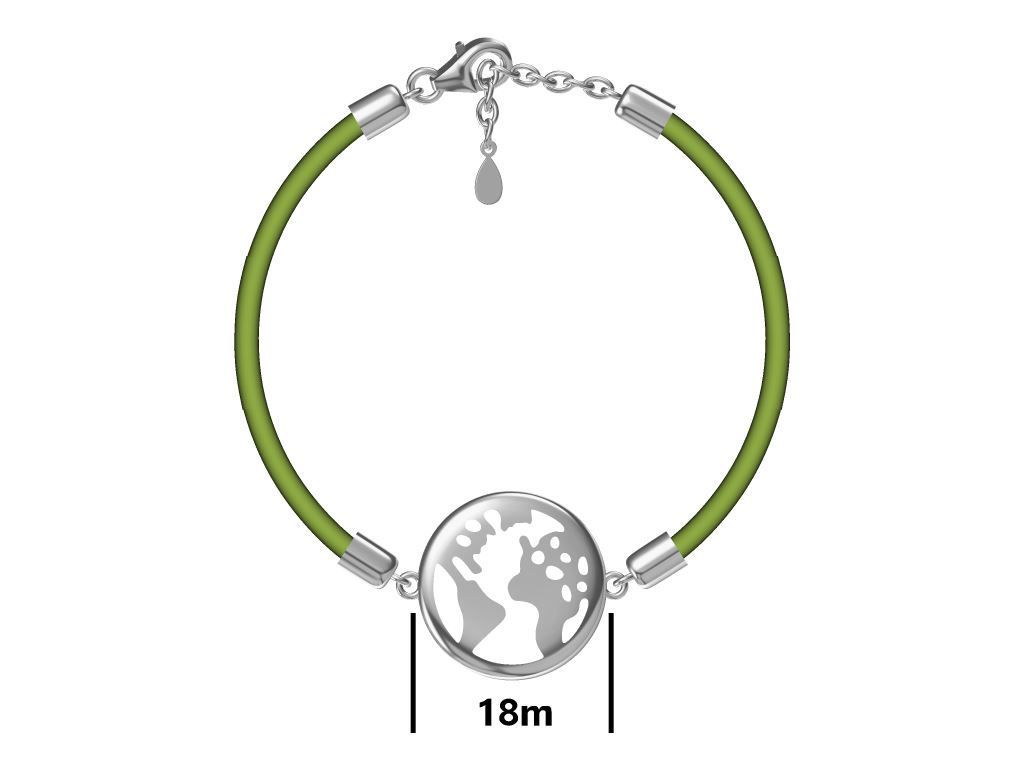 Silver Bracelet Db381-Cd Gray