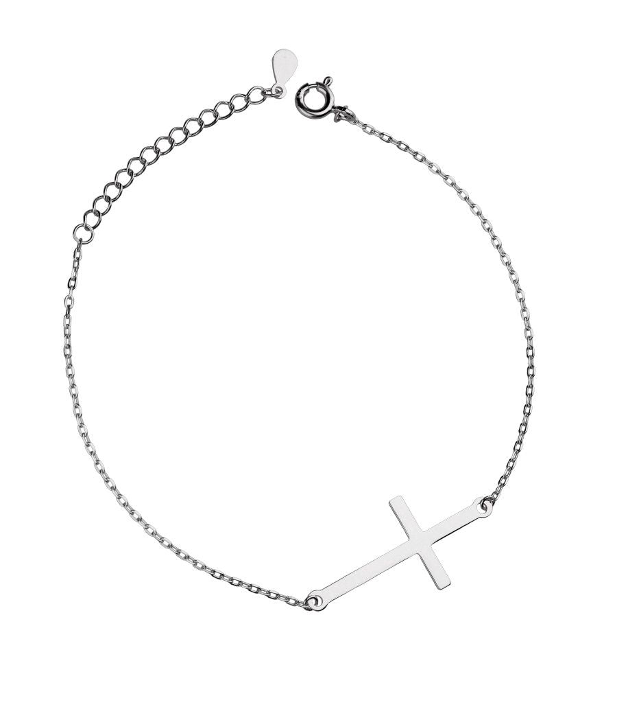 Silver Bracelet Large Cross