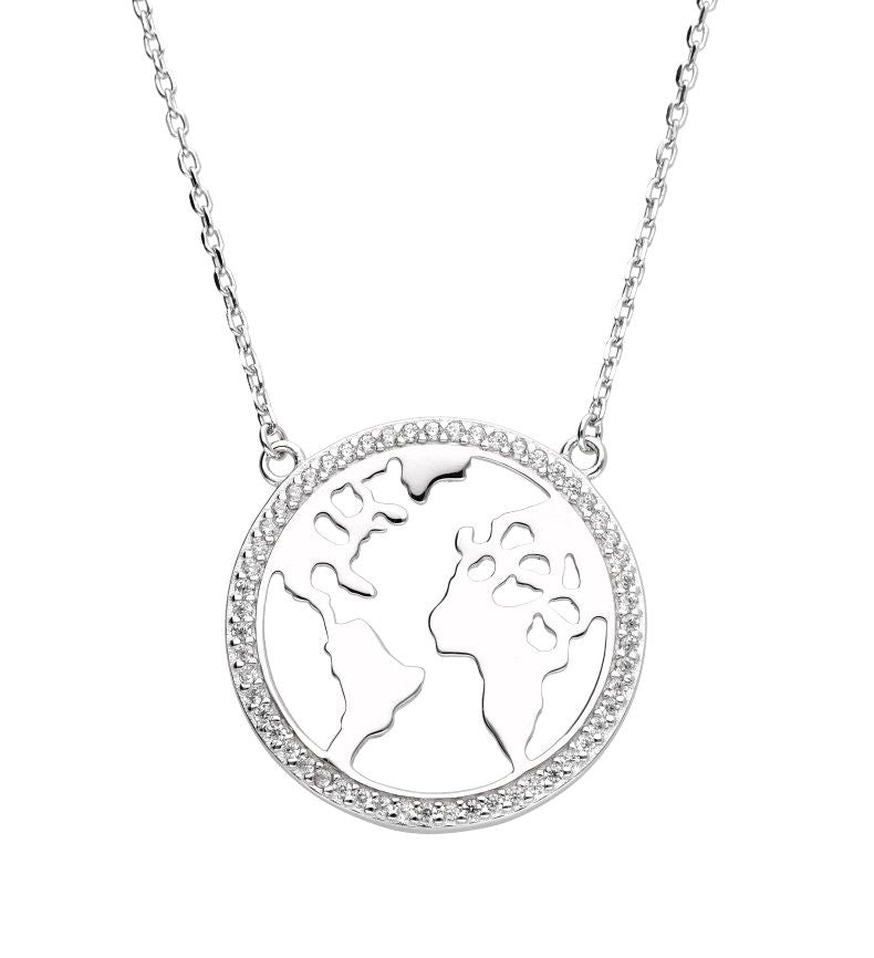 Silver Necklace Ground