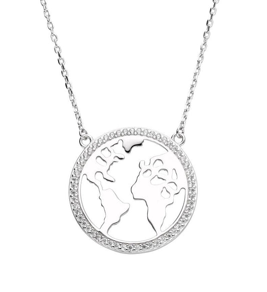 Silver Necklace Ground