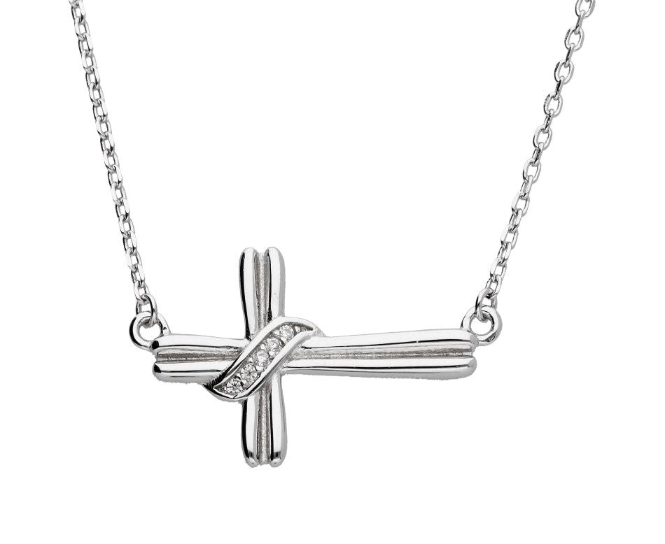 Silver Necklace Cross