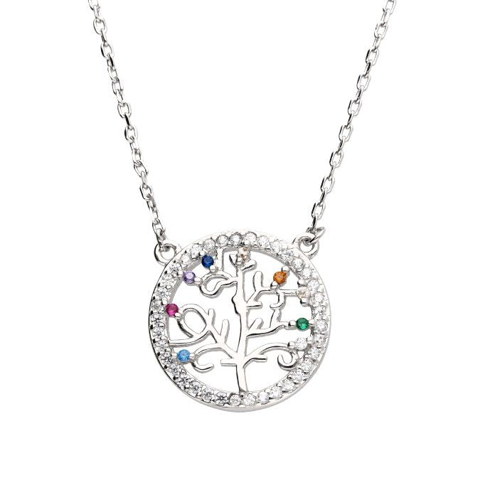 Silver Necklace Tree