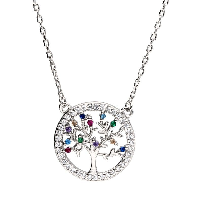 Silver Necklace Tree