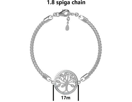 Silver Bracelet Tree