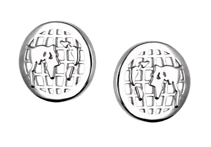 Silver Earrings De3960 Lqb1143 Earth