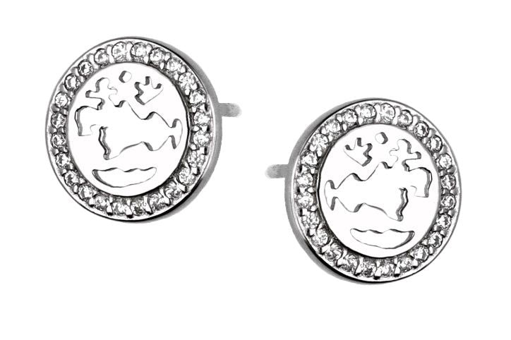 Silver Earrings De3959 Earth