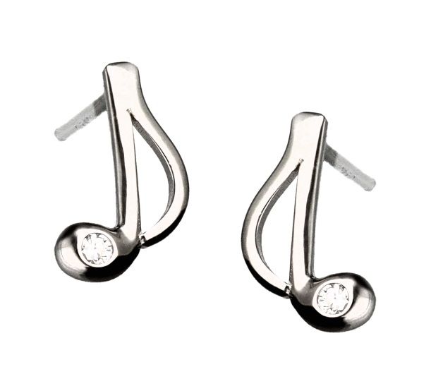 Silver Earrings Note