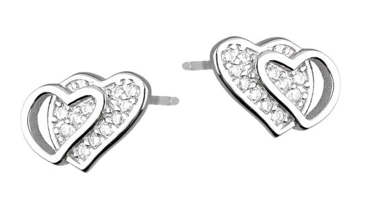 Silver Earrings De22693 Heart