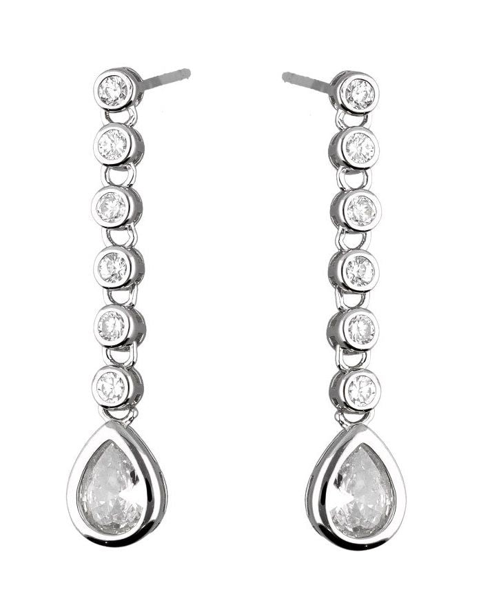 Silver Earrings De22820 Wedding