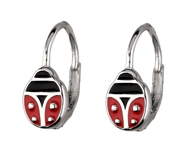 Silver Earrings Biedronka Kids