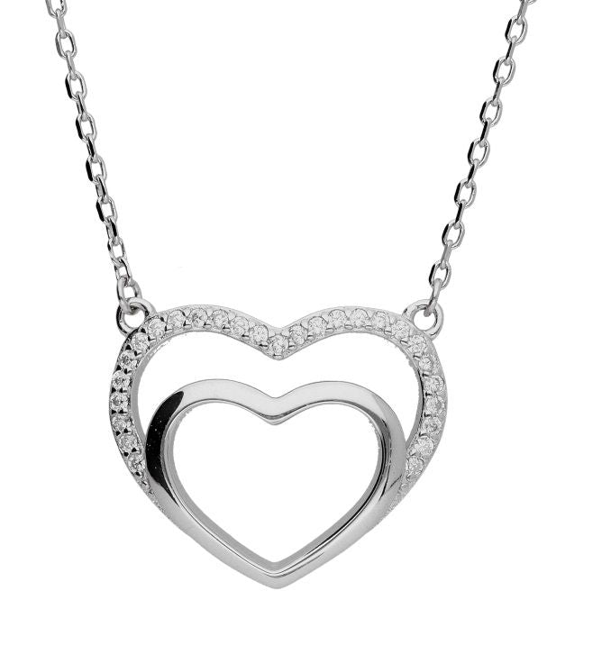 Silver Necklace Ap2723 Heart