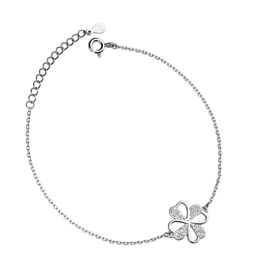 Silver Bracelet Cp882 Clover