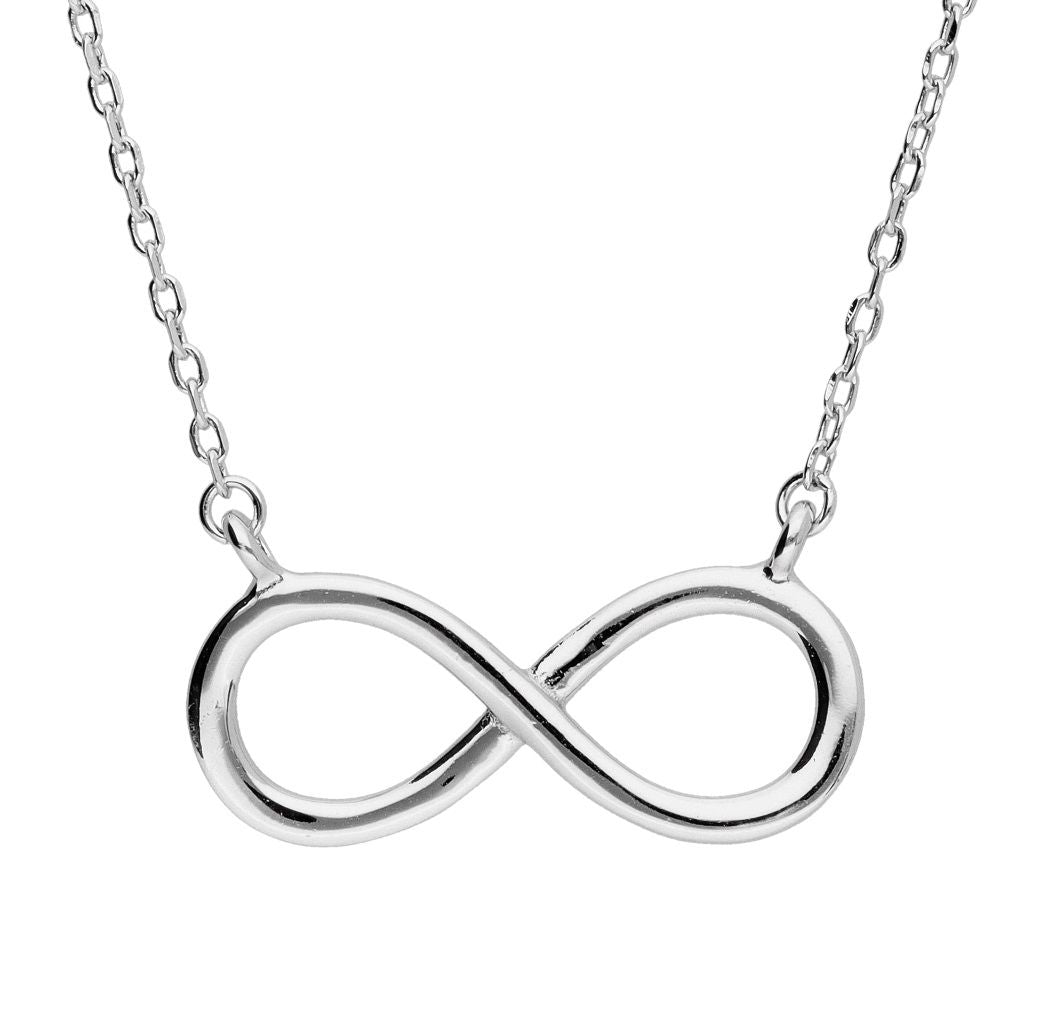 Silver Necklace Infinity