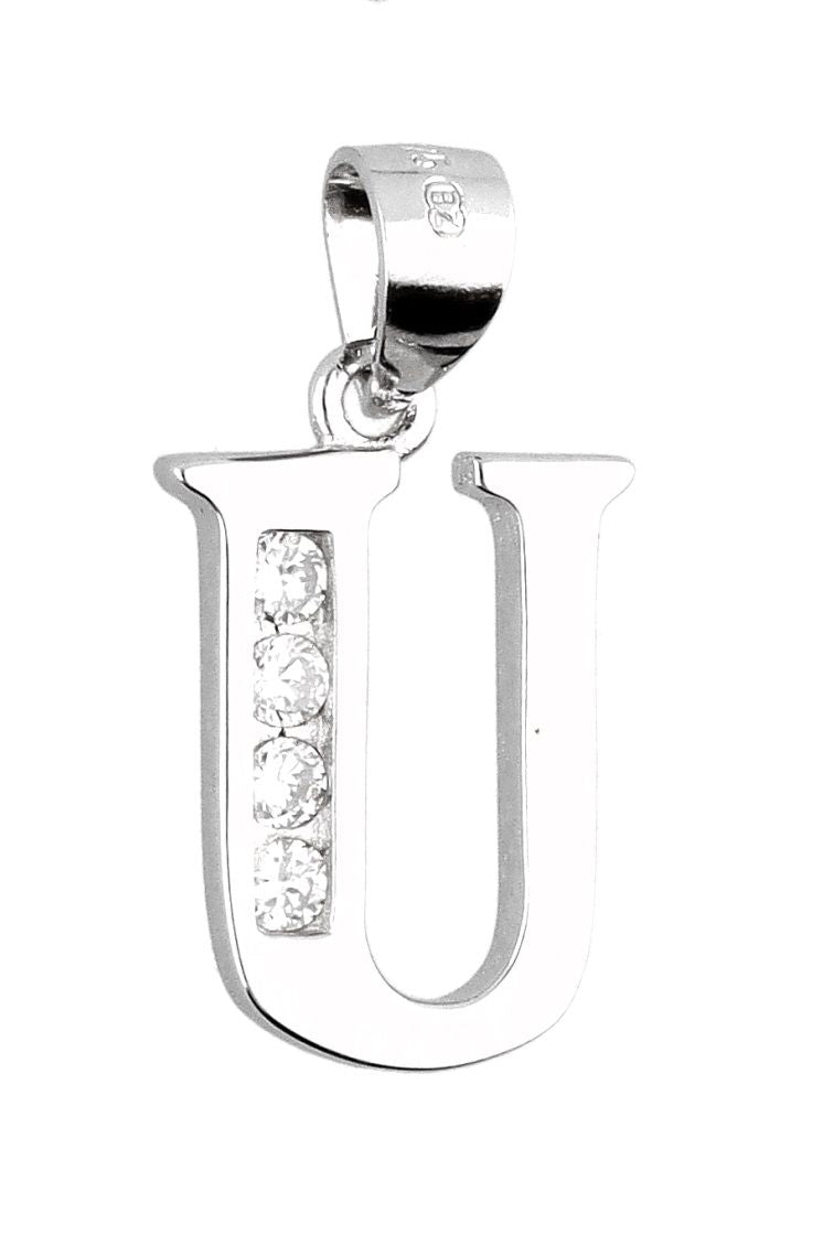 Silver Pendant Letters Rod.