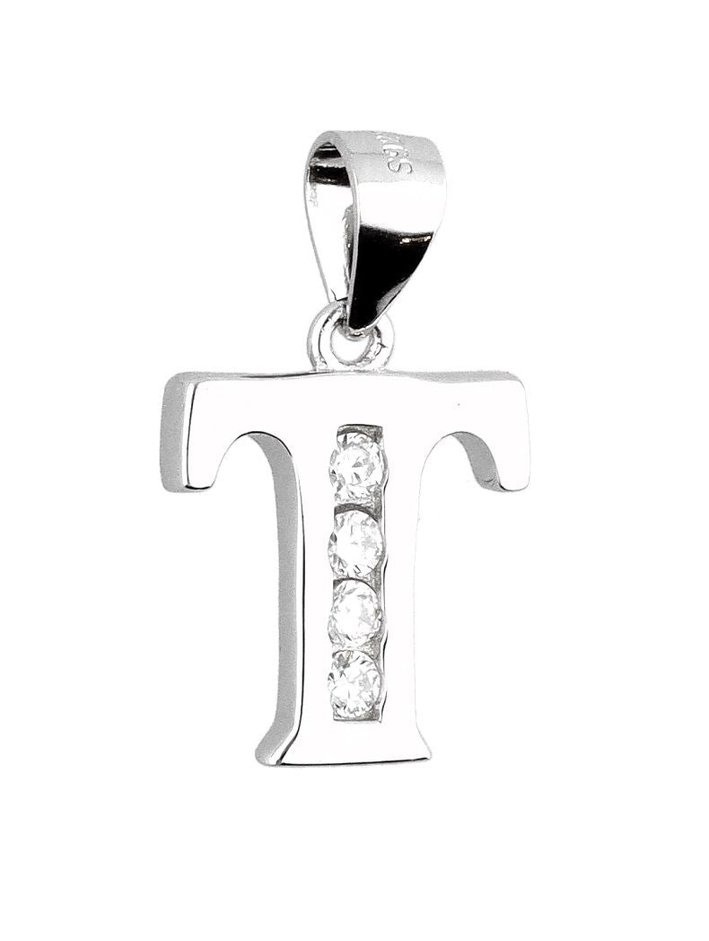 Silver Pendant Letters Rod.