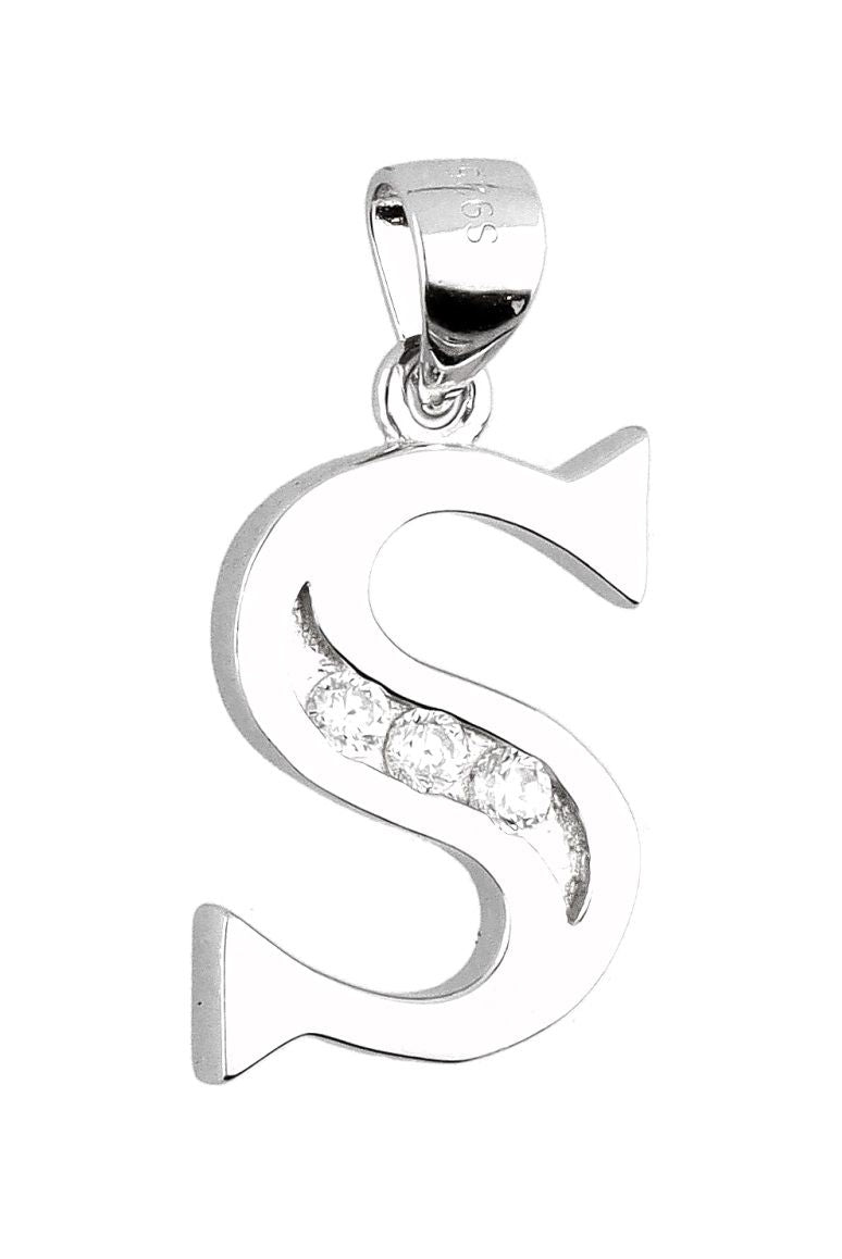 Silver Pendant Letters Rod.