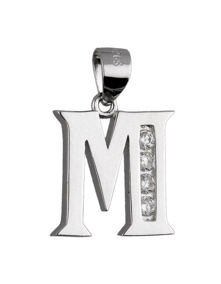 Silver Pendant Letters Rod.