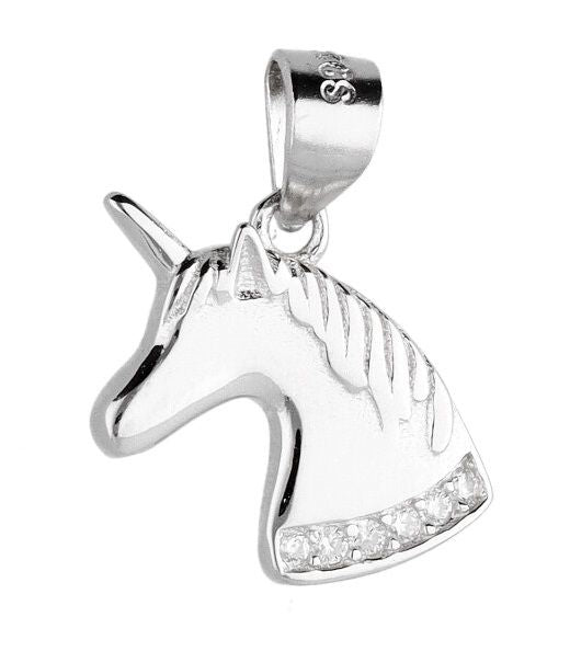 Silver Pendant Dp2615 Unicorn