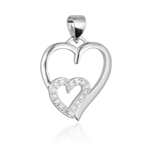 Silver Pendant Dp2540 Heart