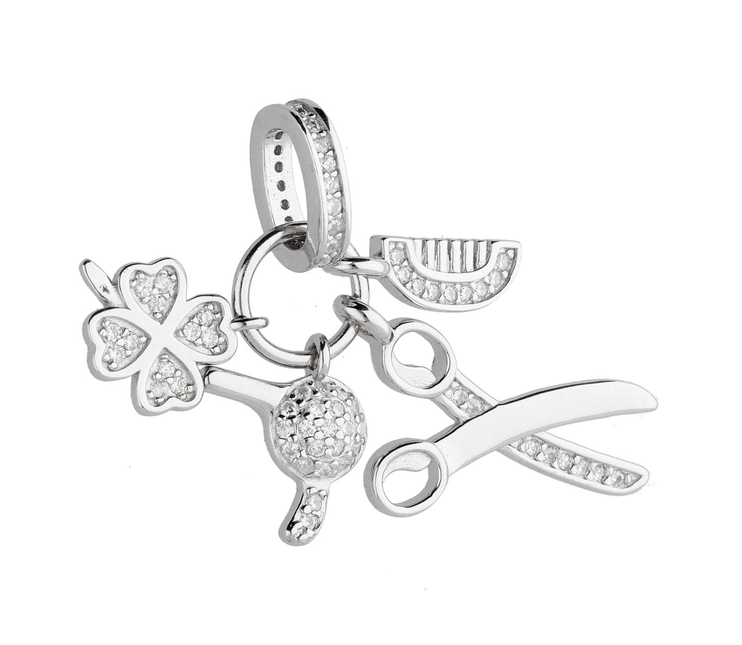 Silver Pendant Dp2941 Scissors