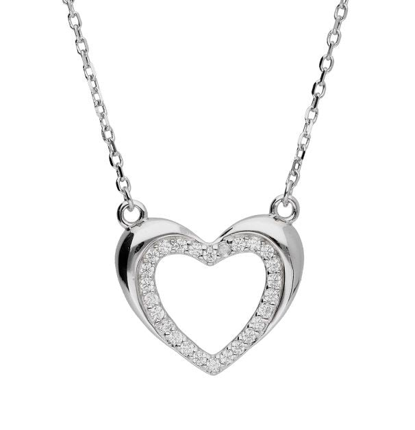 Silver Necklace Heart