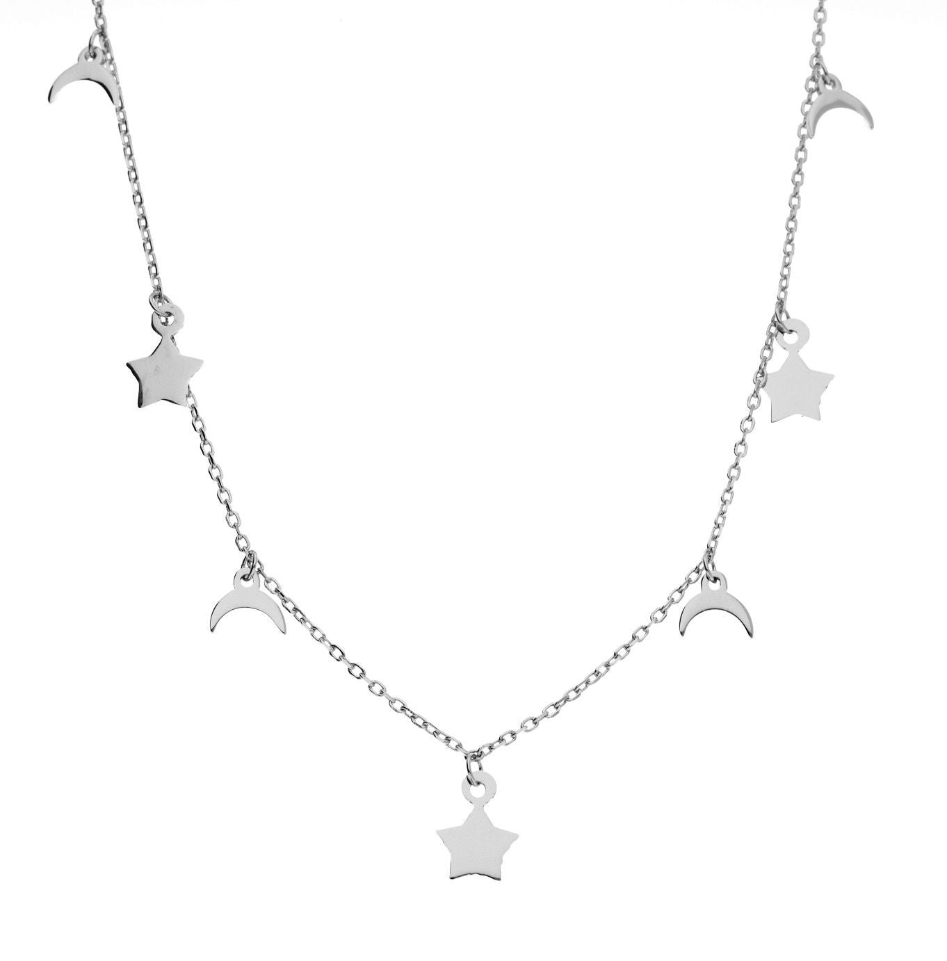 Silver Necklace Star