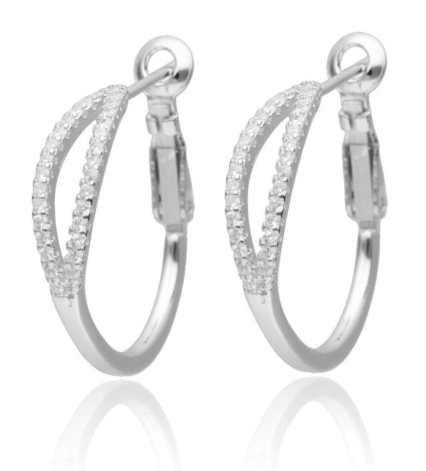 Silver Earrings De5060 20mm