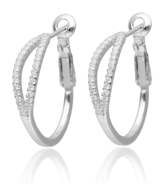 Silver Earrings De5060 20mm