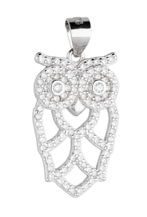 Silver Pendant Dp2607 Owl