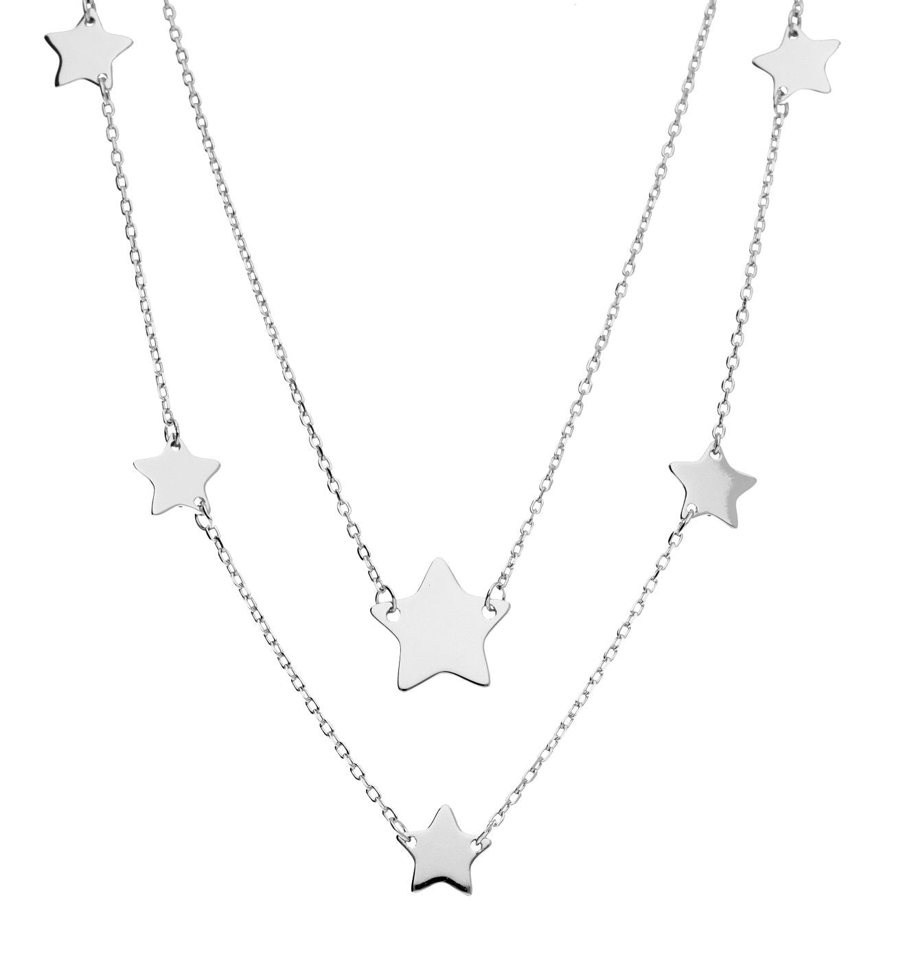 Silver Necklace Star