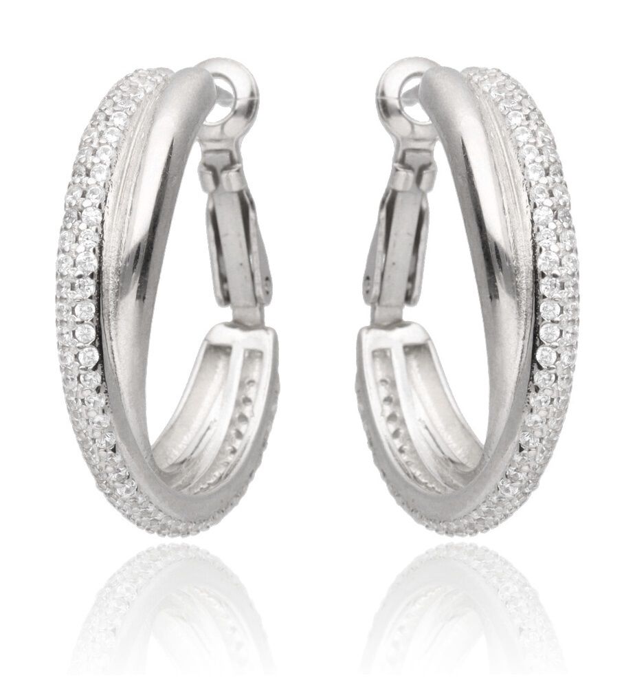 Silver Earrings De5163 