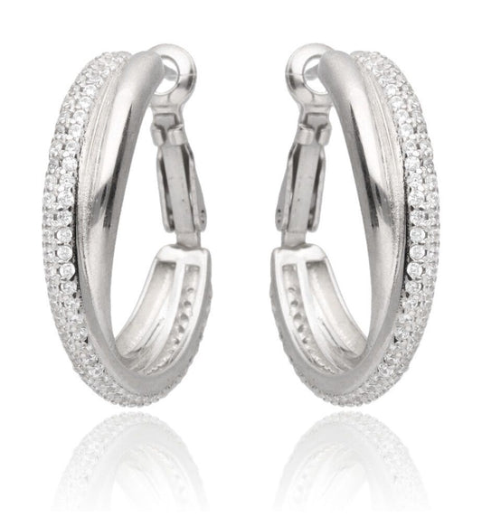 Silver Earrings De5163 