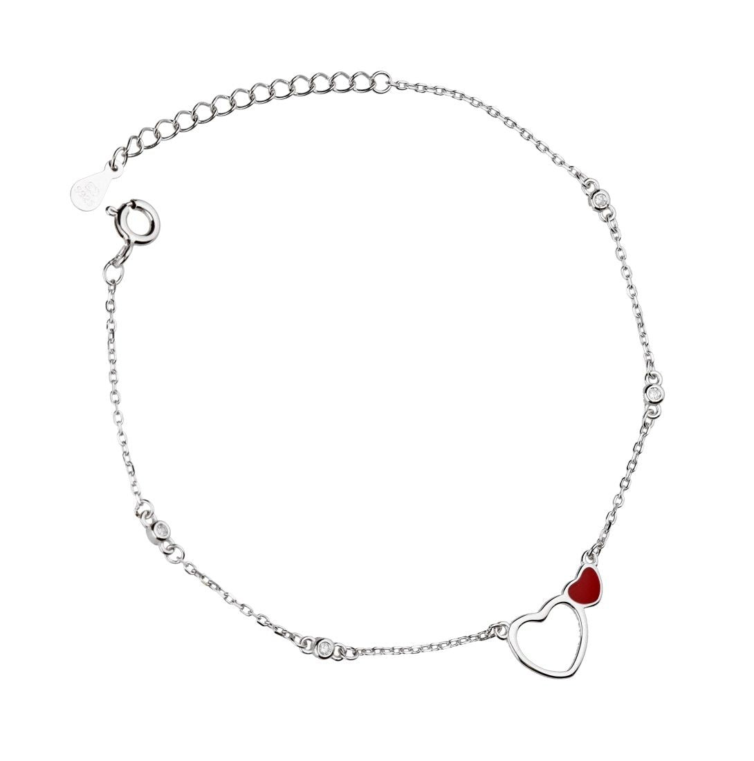 Silver Bracelet Heart