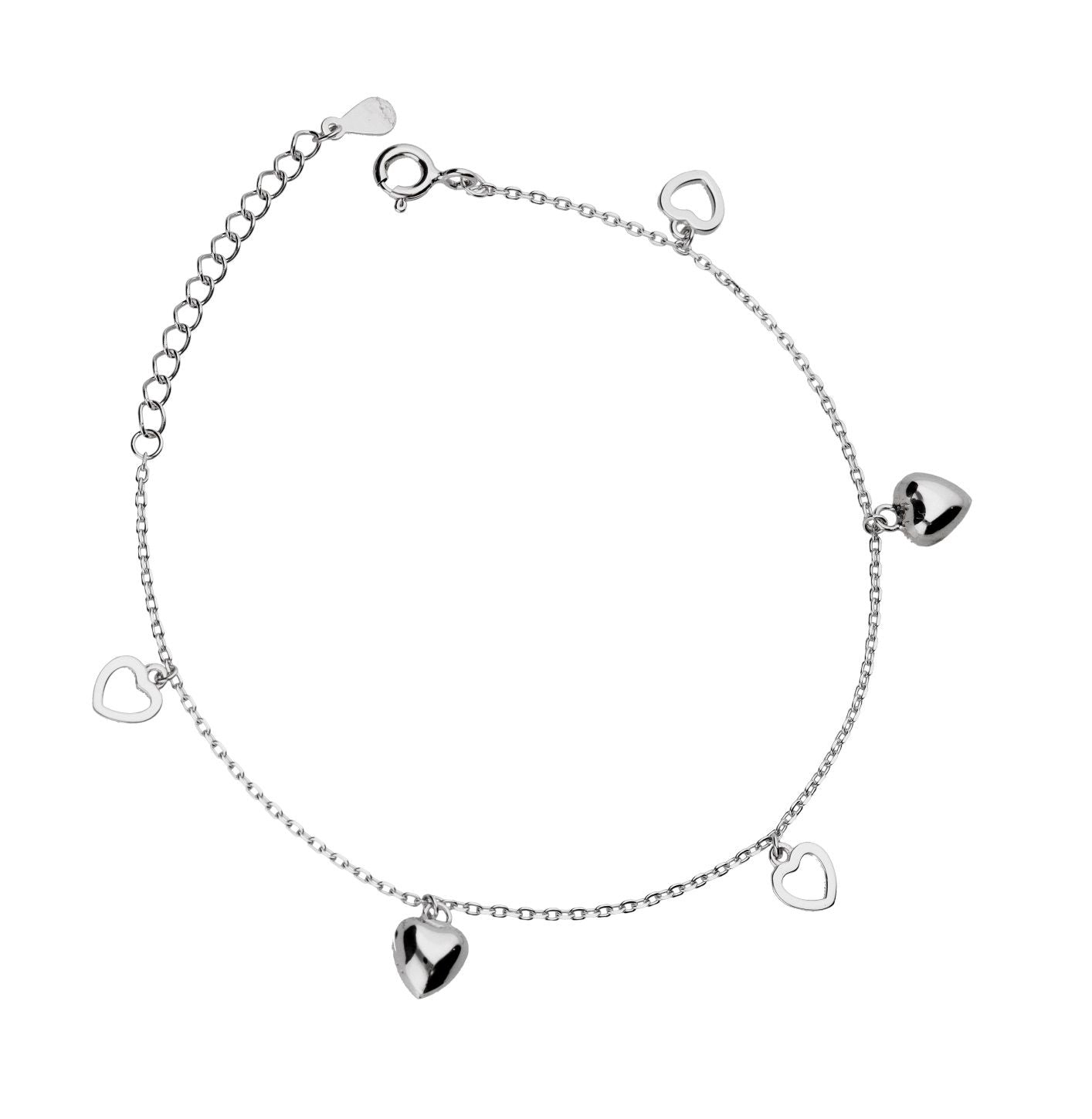Silver Bracelet Heart