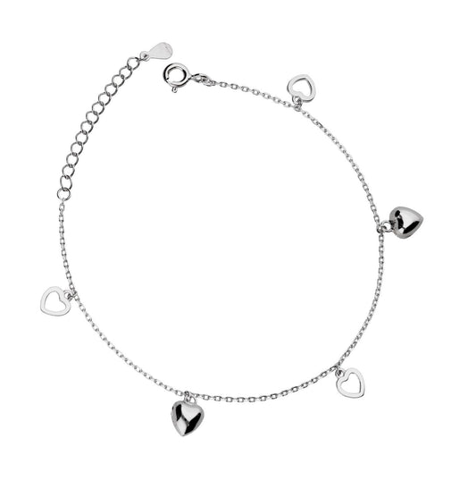 Silver Bracelet Heart