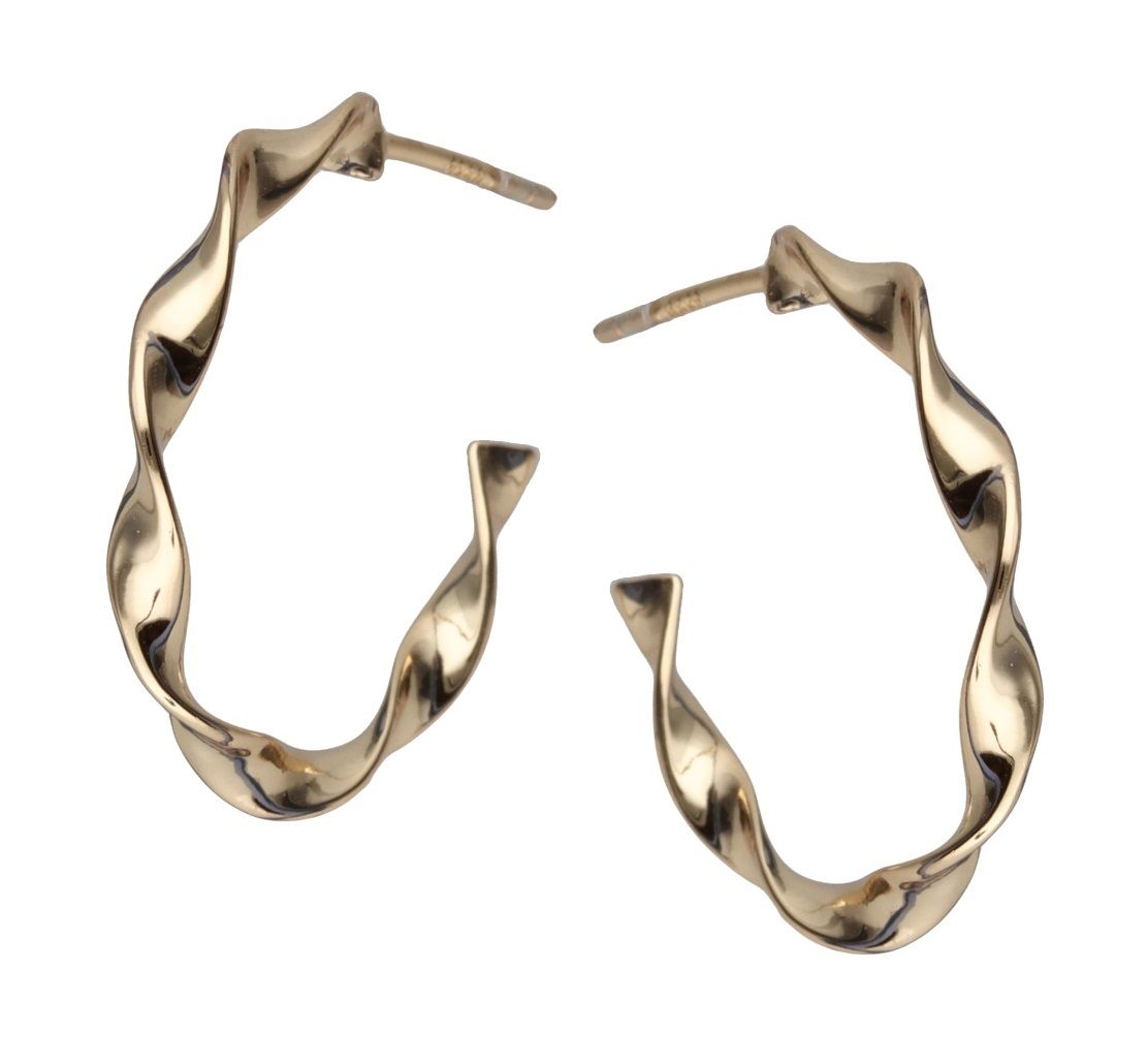 Silver Earrings Gold Plated