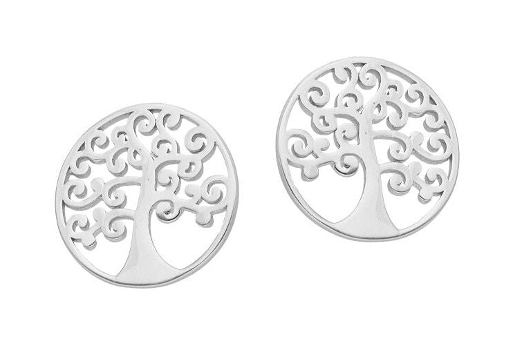 Silver Earrings Tree