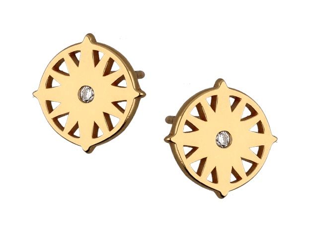 Silver Earrings Gold Plated