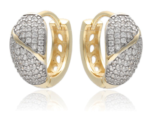 Silver Earrings Gold&Rhodium