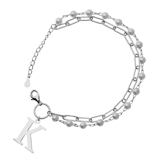 Silver Bracelet Length 16.5+3 cm