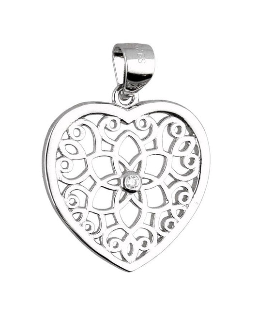 Silver Pendant Heart