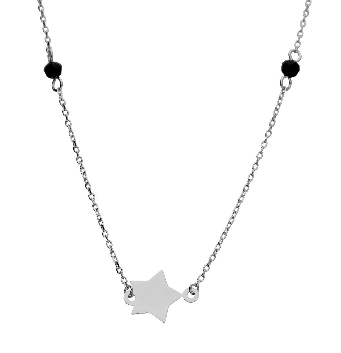 Silver Necklace Star