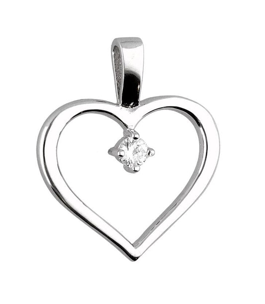 Silver Pendant Heart