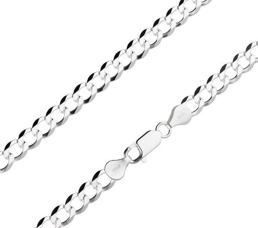 Silver Chain, Piatta Flat Profile G160 L21 cm