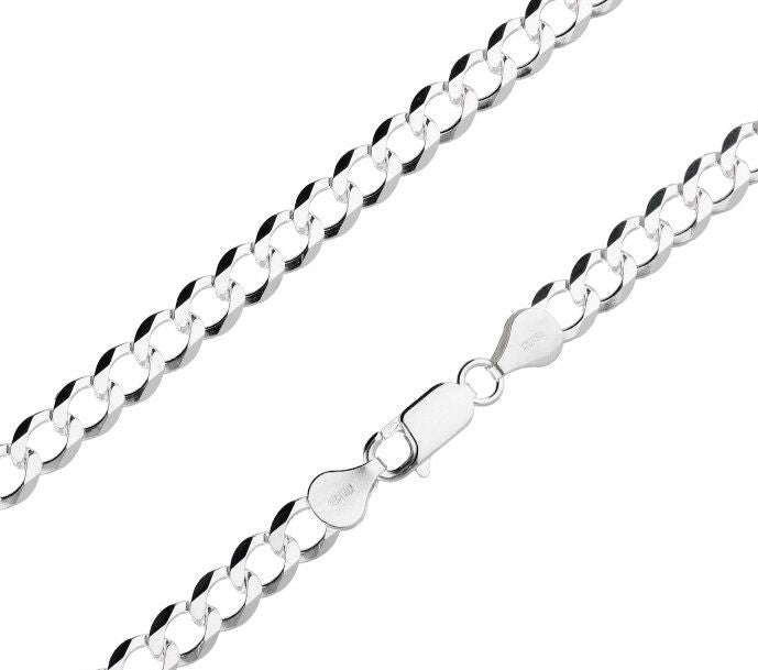 Silver Chain, Piatta Flat Profile G160 L50 cm