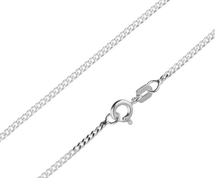 Silver Chain, Piatta Flat Profile G040 L45 cm