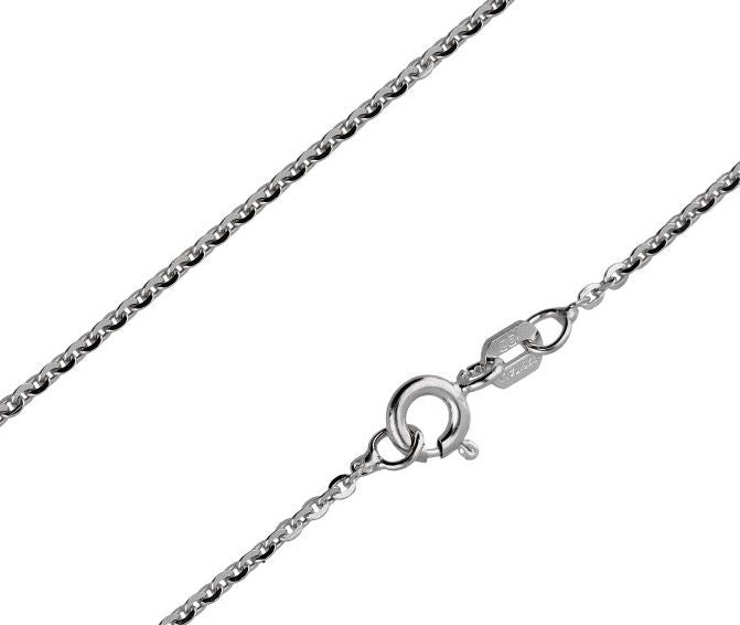 Silver Chain, Rolo Edge D/Cut Tr G040 L55 cm Rhodium