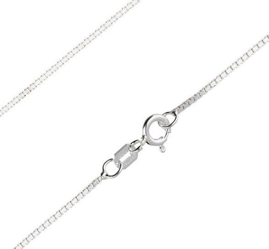 Silver Chain, Vaneziana (Cube) G019 L45 cm